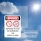 Signmission Oxygen In Use No Smoking Danger Sign, Plastic, 10in W x 14in L, 2PK OS-2PACK-DS-P-1014-V-1514 - alternate 4